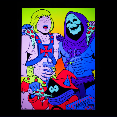 Best Friends He-Man and Skeletor BLACKLIGHT