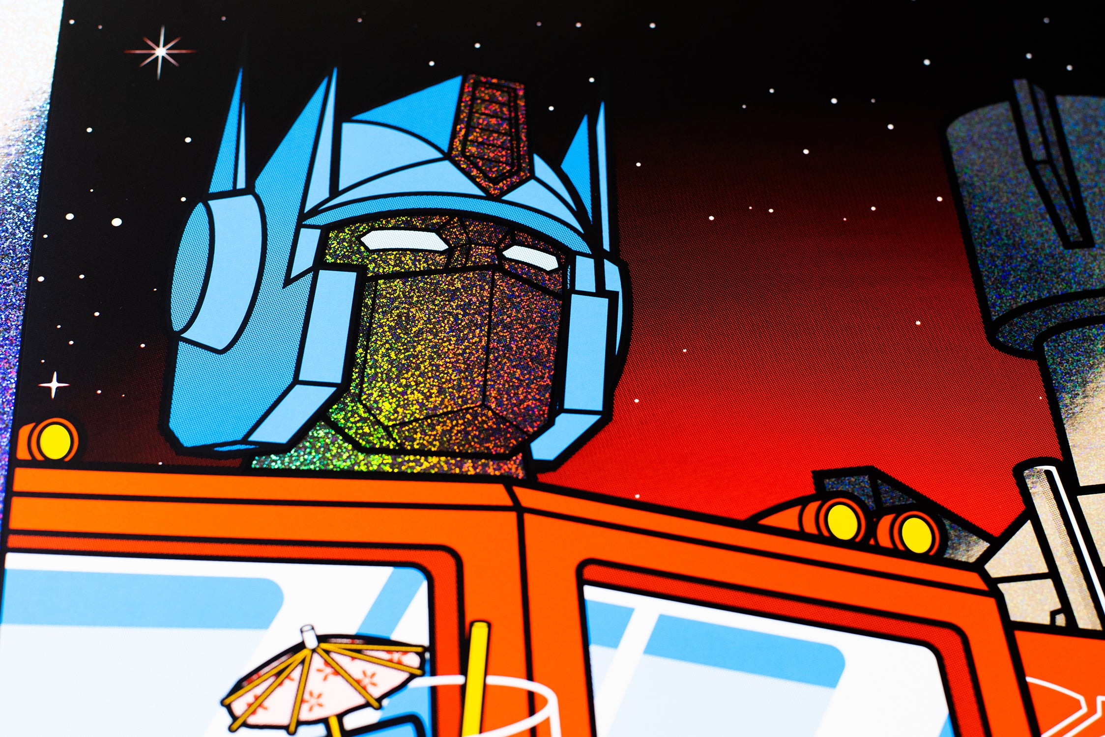 Best Friends Optimus and Megatron Sparkle Foil Variant